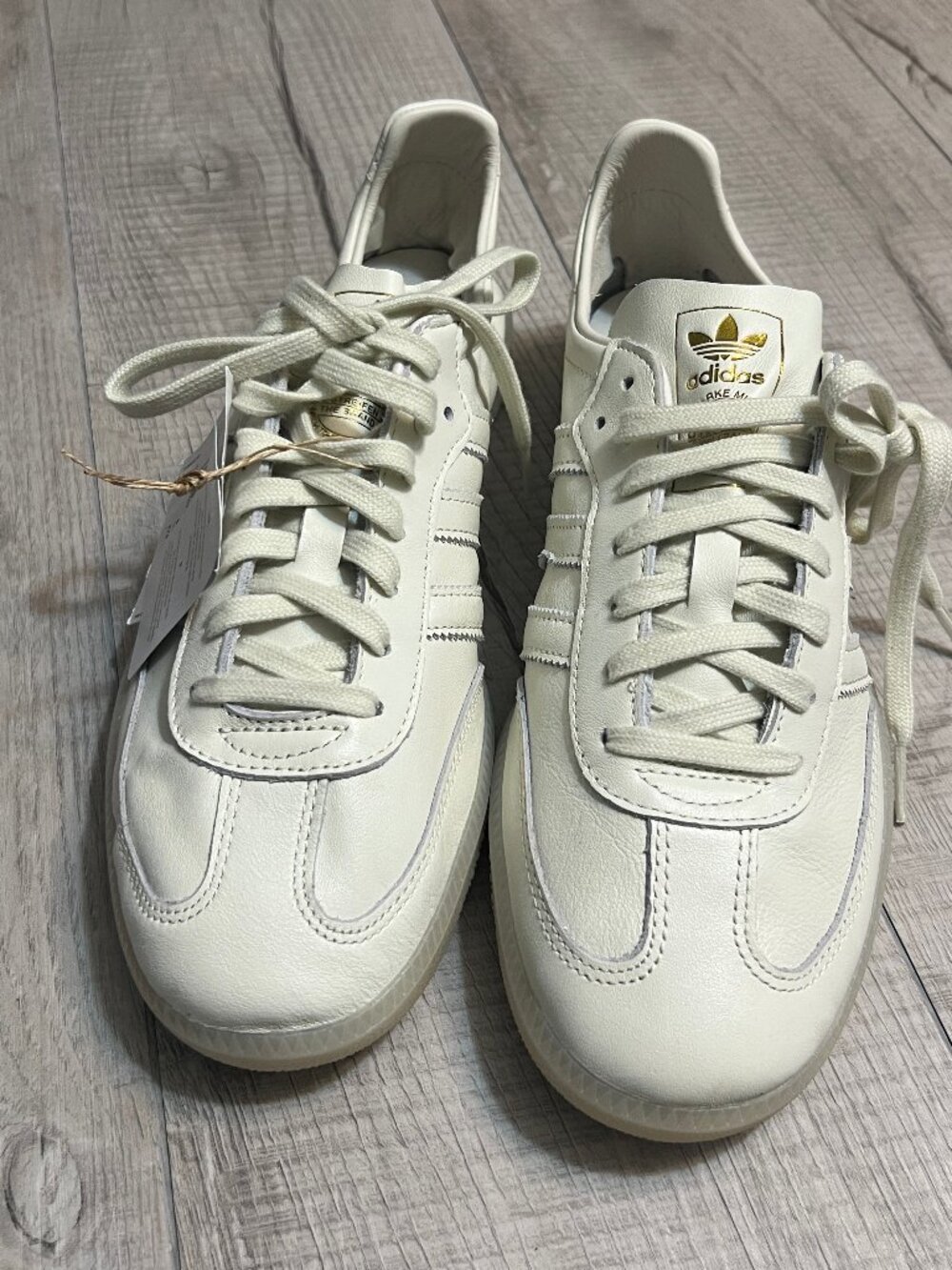 Adidas Samba LT White Gum Sole Casual Sneakers Shoes Men US 9 / Women 10 Street